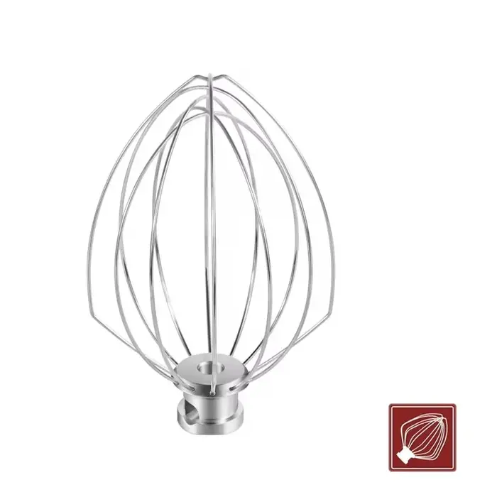 Fouet à fil de remplacement K5AWW, fixation de fouet en acier inoxydable pour KitchenAid, mélangeur