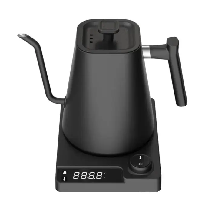 Bouilloire électrique à col de cygne 1200W avec contrôle de température