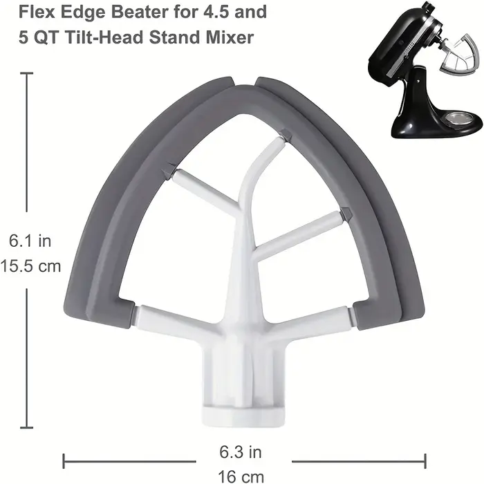 Batteur à bord flexible