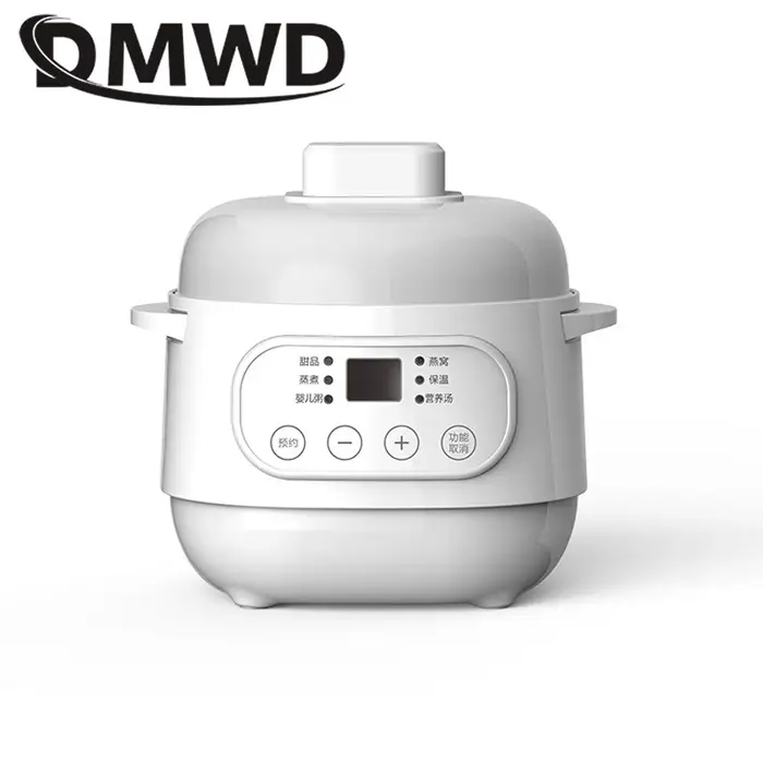 Mijoteuse électrique en céramique, 110V/220V, pour Leurs oût, soupe, bouillie, œufs, repas, vapeur,