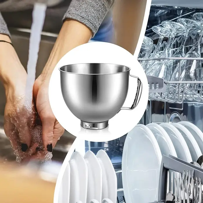 Bol en acier inoxydable pour batteur sur socle à tête inclinable KitchenAid de 4.5 à 5 litres