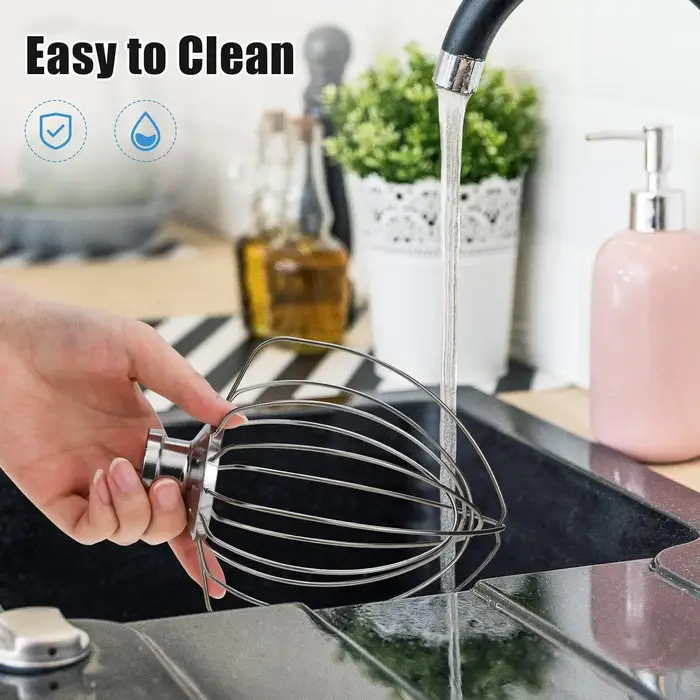 K45WW fouet lavable au lave-vaisselle pour KitchenAid 4.5 litres et 5 QT mélangeur sur socle à tête inclinable 6 fils