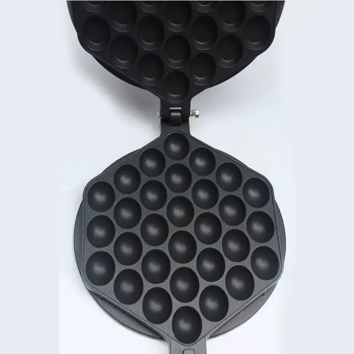 Commercial QQ oeufs bulle boule cuisson gaufrier fer Hongkong gaufre Eggette moule gâteau
