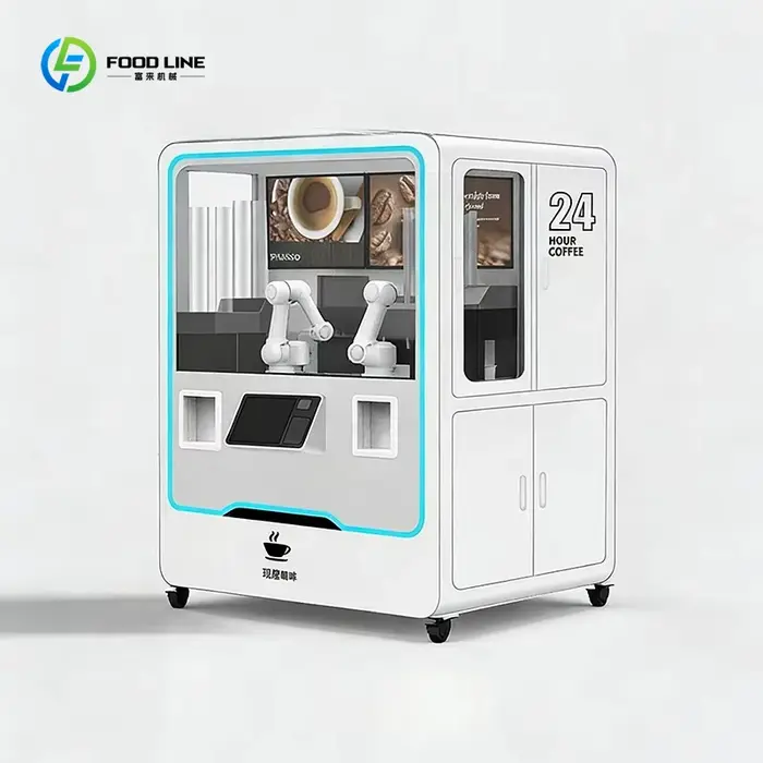Machine à café robotisée intelligente de qualité supérieure personnalisée, machine à café robotisée,