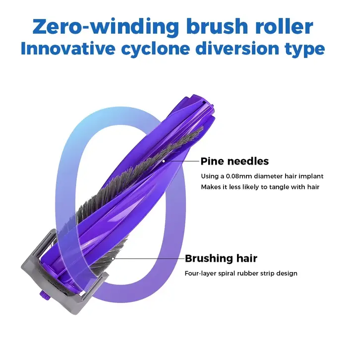 Brosse à rouleau principal pour aspirateur Robot Narwal Flow/Freo X Ultra/Freo X Plus/Freo Z Ultra/J5/J4/J4 Lite