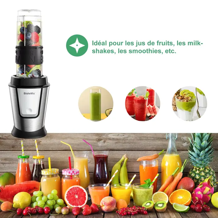 BioloMix-Robot culinaire portable multifonctionnel