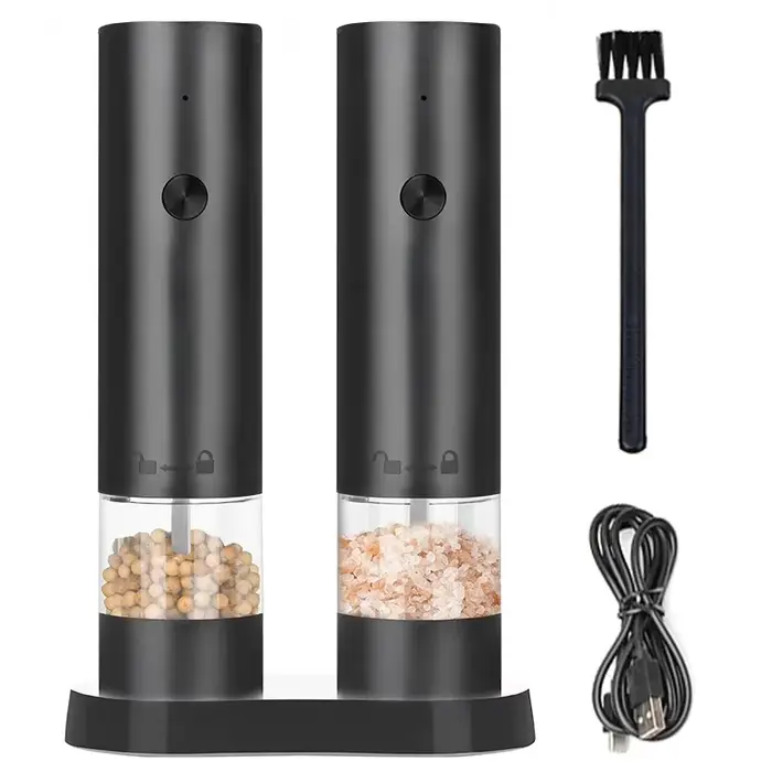 Moulin à sel et à poivre électrique Rechargeable par USB