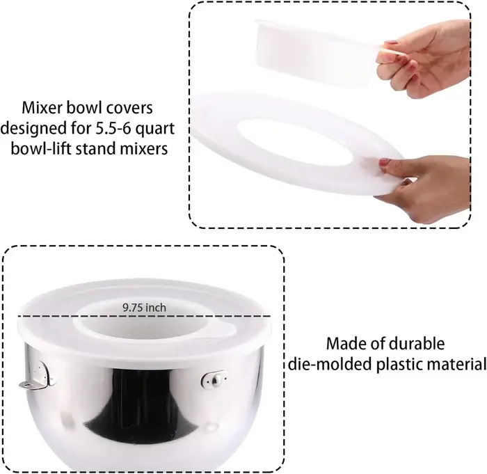 Couvercles de bol en acier inoxydable