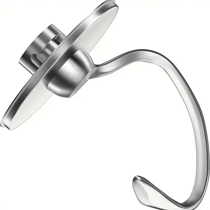 1 pièce d'accessoire de cuisine KitchenAid et crochet à pâte en acier inoxydable, adapté aux accesso