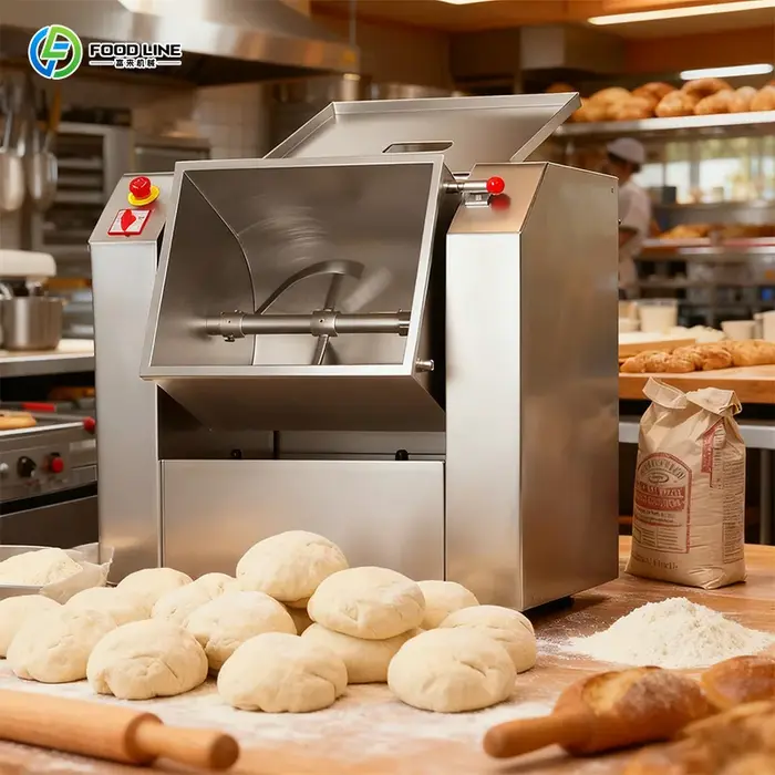 Pétrin mélangeur domestique de qualité industrielle pour petites lignes de production de boulangerie