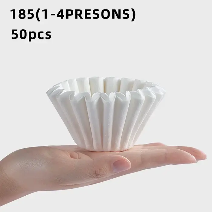 Papier filtre à café YRP 50 feuilles 1-2 tasses 3-4