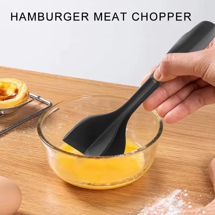 Hachoir à viande AT19-2Pcs Mélange antiadhésif Presse polyvalent Ustensile de cuisine Outil Chaleur Bœuf citrouille