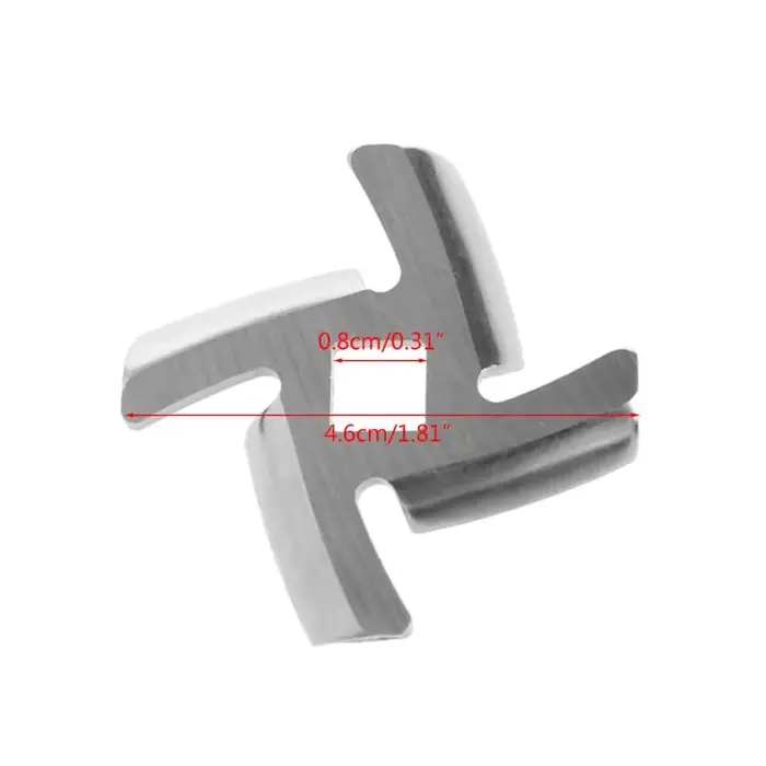 Pièce de rechange pour Moulinex HV6, lame de broyeur à viande en acier inoxydable de 50mm de diamètr