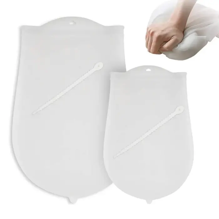Sac de pâte à pétrir magique en Silicone, sac mélangeur de farine de cuisine, mélangeur de pâte poly
