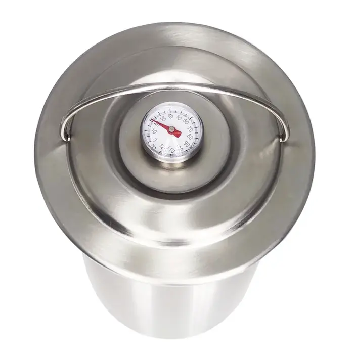 Presse à jambon en acier inoxydable 304, Machine avec thermomètre, outils de cuisine pour viande et