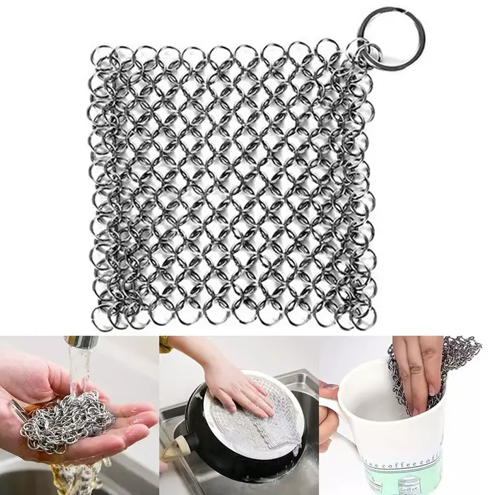 Nettoyeur de chaîne en fonte d'acier inoxydable