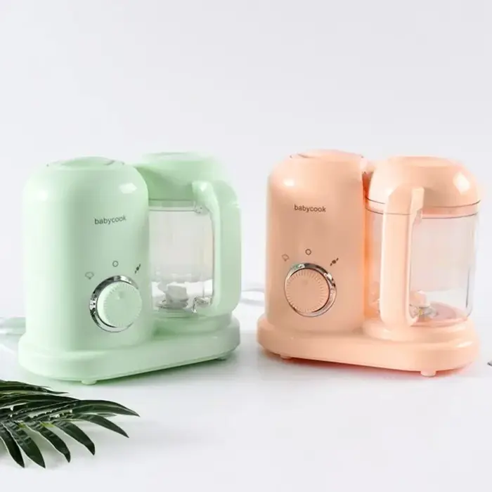 Robot culinaire multifonction haute précision 4-en-1 pour bébé : Hachoir, Cuiseur vapeur, Mixeur et Préparateur de repas automatique