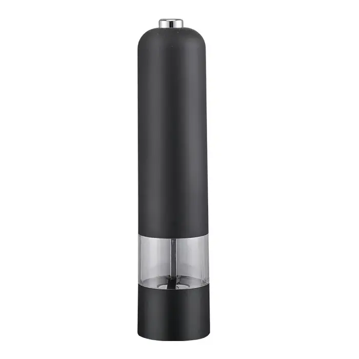Ensemble de moulin à sel et à poivre électrique, opération à une main, moulin à épices en acier inox