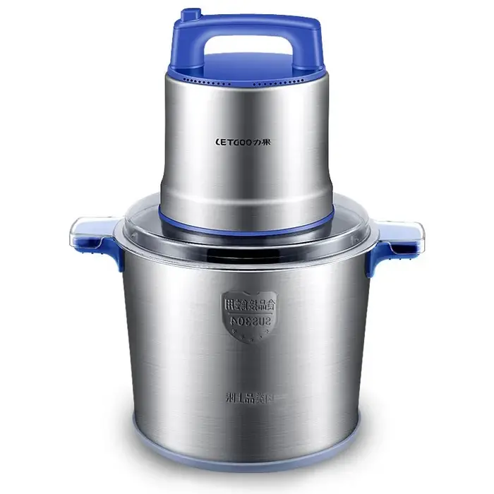 Hachoir à viande commercial en acier inoxydable