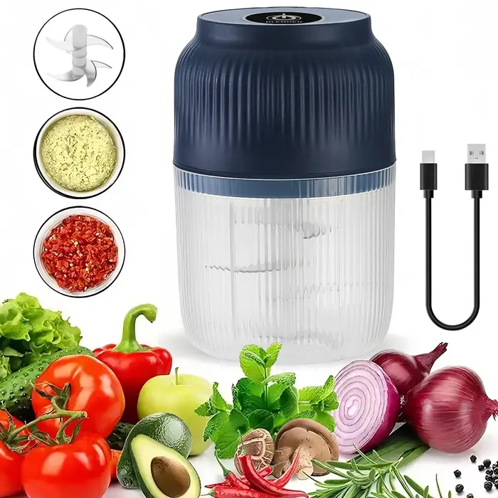 Mini hachoir électrique 320 ml USB pour ail