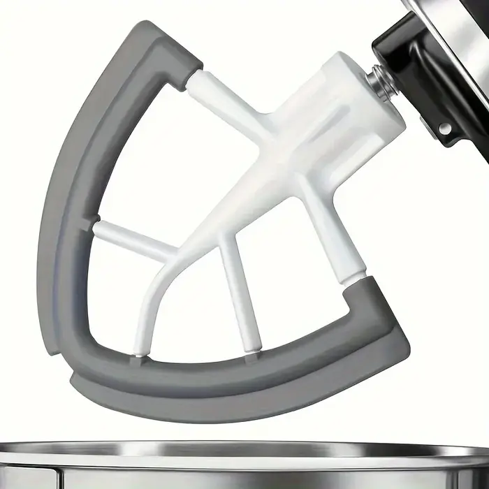 Batteur à bord flexible pour batteur sur socle à tête inclinable KitchenAid, palette de batteur plat