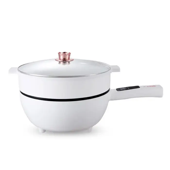 Cuiseurs électriques multifonctions simple/Double couche 1-2 personnes poêle antiadhésive domestique marmite cuiseur à riz appareils de cuisson