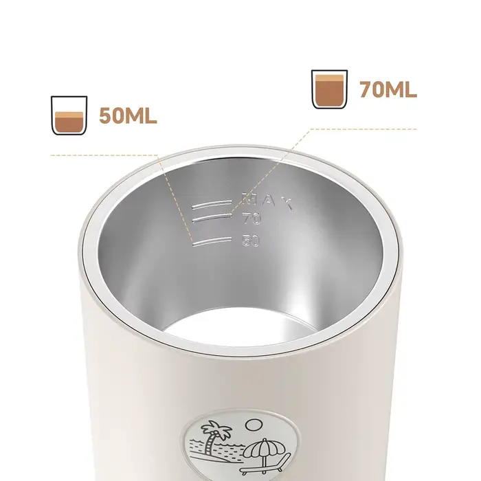 CROSIKO ME2604 Machine à expresso portable 2-en-1 19 bars Chauffage sans fil 85 °