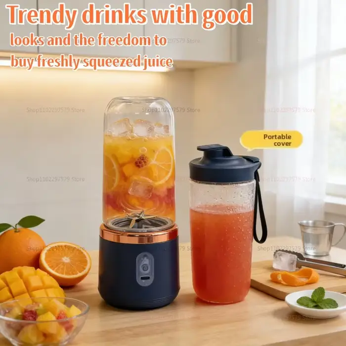 Blender électrique portable 6 lames