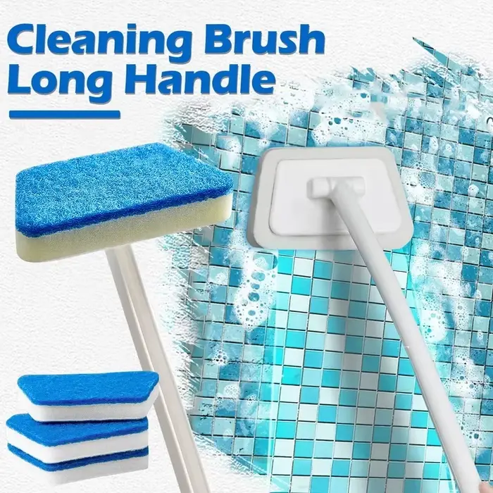 Brosse de nettoyage d'éponge de salle de bain