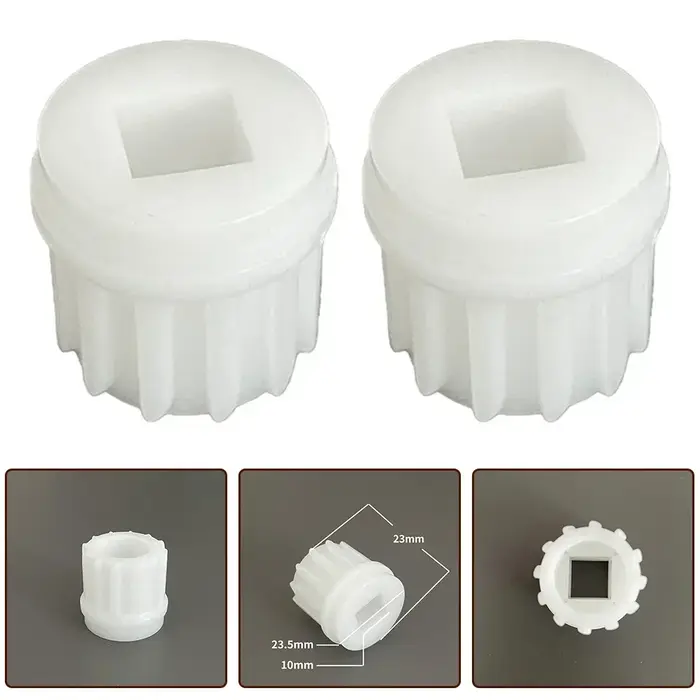 Vis d'engrenage de hachoir à viande PP blanc pour Moulinex pour Bosch pour Polaris Axion vis de trancheuse