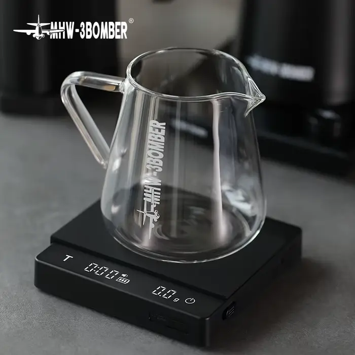 Balance à café de cuisine numérique MHW-3BOMBER 2000g/0.1g balance électronique Rechargeable cycliqu