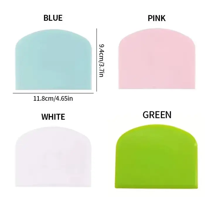 1 pièce Spatule multifonctionnelle à bord lisse pour pâte