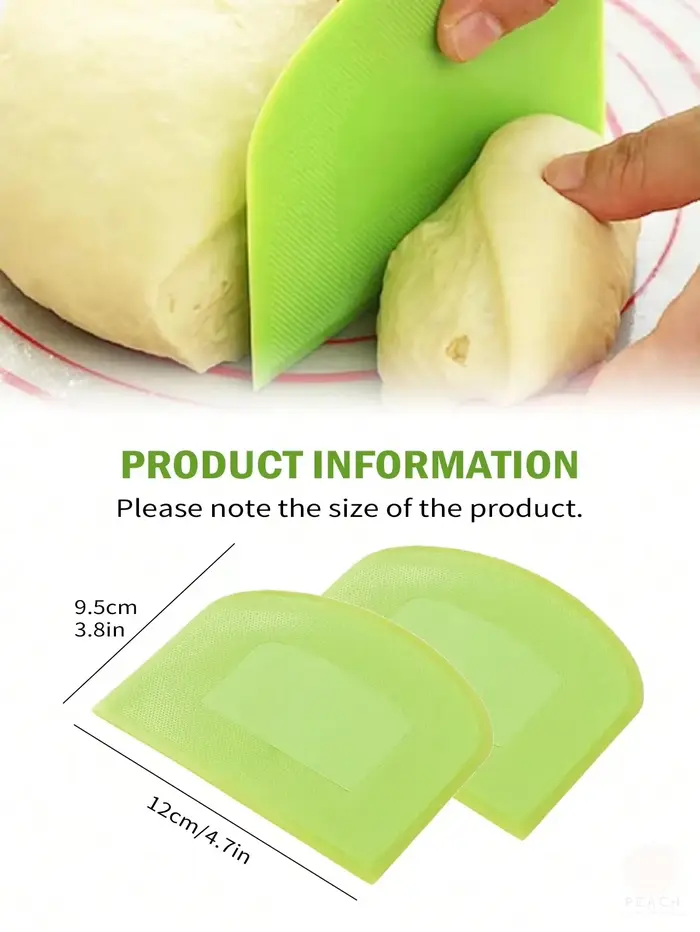 Bol de grattoir à pâte en plastique