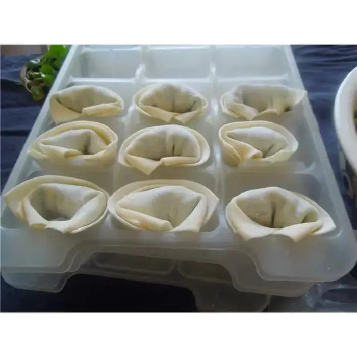 Machine de transformation alimentaire entièrement automatique pour la fabrication de wontons 220V