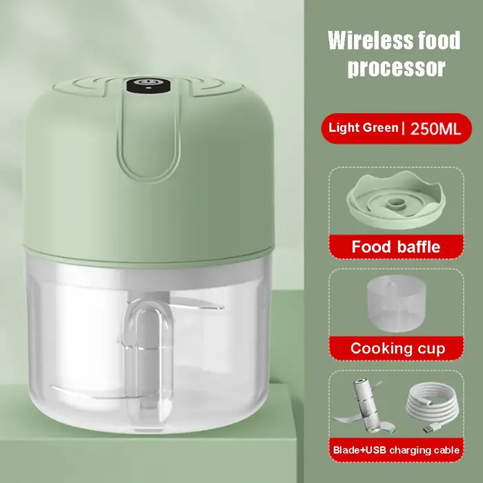 Hachoir Électrique pour Purée d'Ail 250 ml