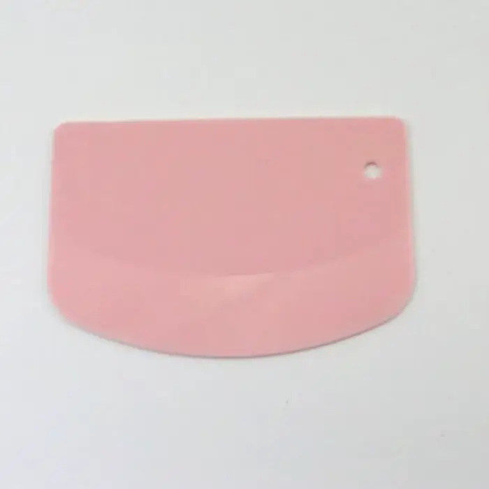 Coupe-pâtisserie en plastique, grattoir à pâte à Pizza, spatules à gâteaux, outils Fondant trapézoïd
