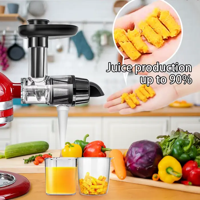 Accessoire extracteur de jus à mastication pour batteurs sur socle KitchenAid