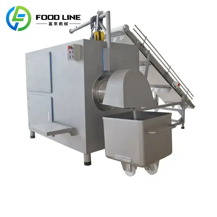 Hachoir à viande électrique industriel certifié CE, hachoir à viande congelé/fraîchi Commercial avec
