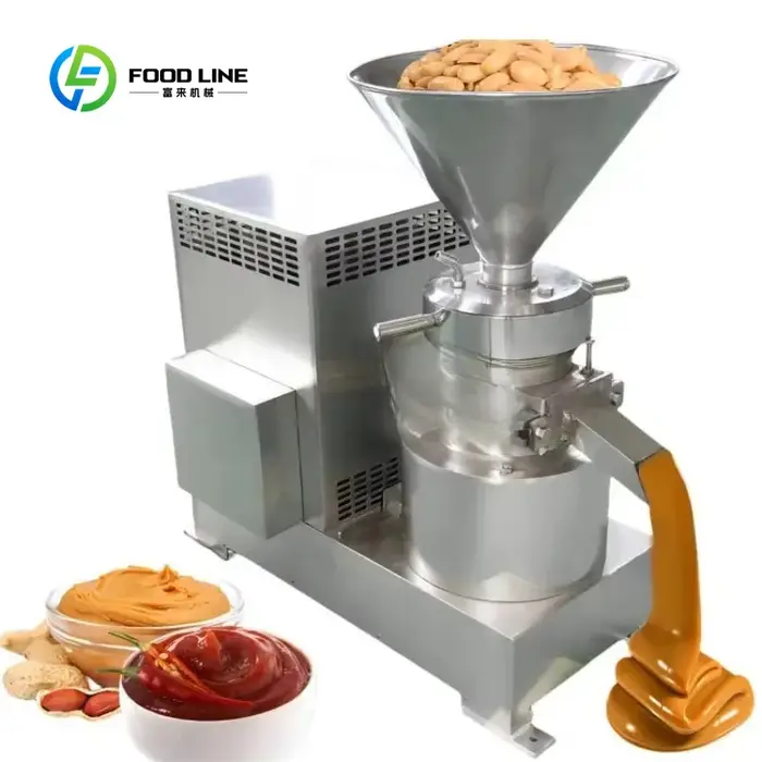 Broyeur Colloïdal pour la Fabrication de Beurre de Sésame et d'Arachide, Moulin à Grains avec Moteur