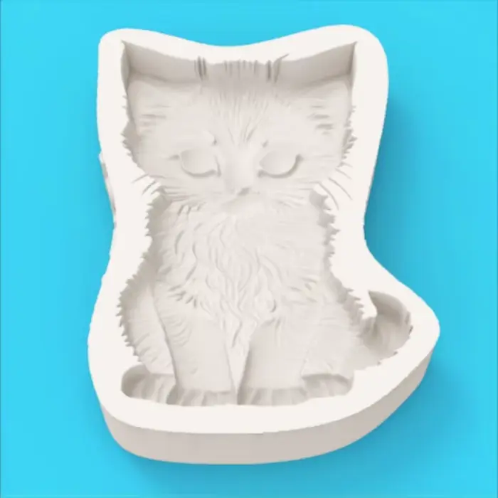 Moule en silicone chaton mignon