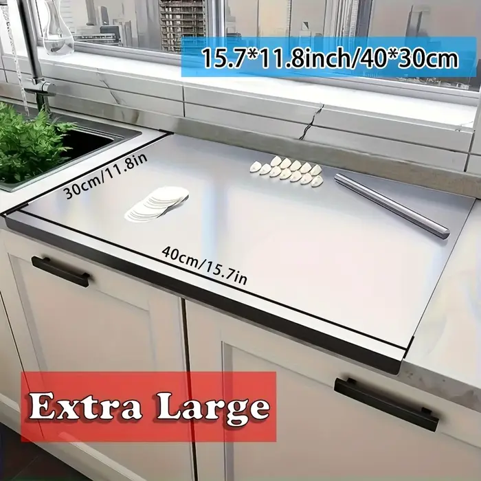 Planche à découper en acier inoxydable