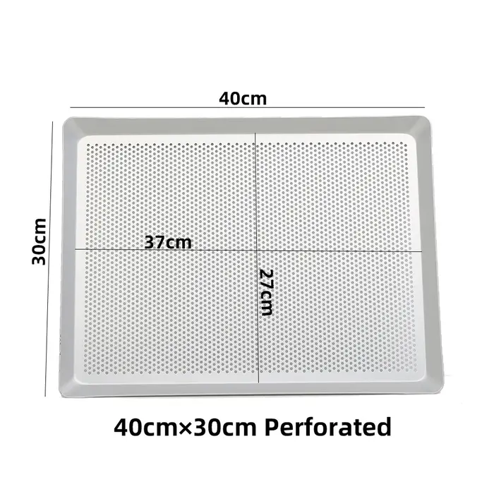 Plaque de cuisson rectangulaire, accessoires de cuisine, plat perforé, moule à gâteau, plateau de fo