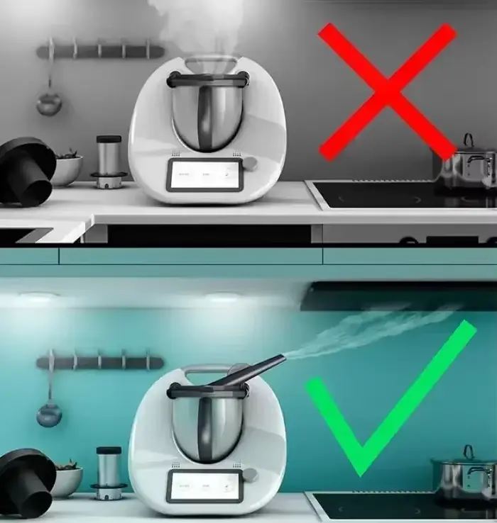 Déviation vapeur pour Monsieur Cuisine Connect Smart Trend/Thermomix TM6 TM5 TM31