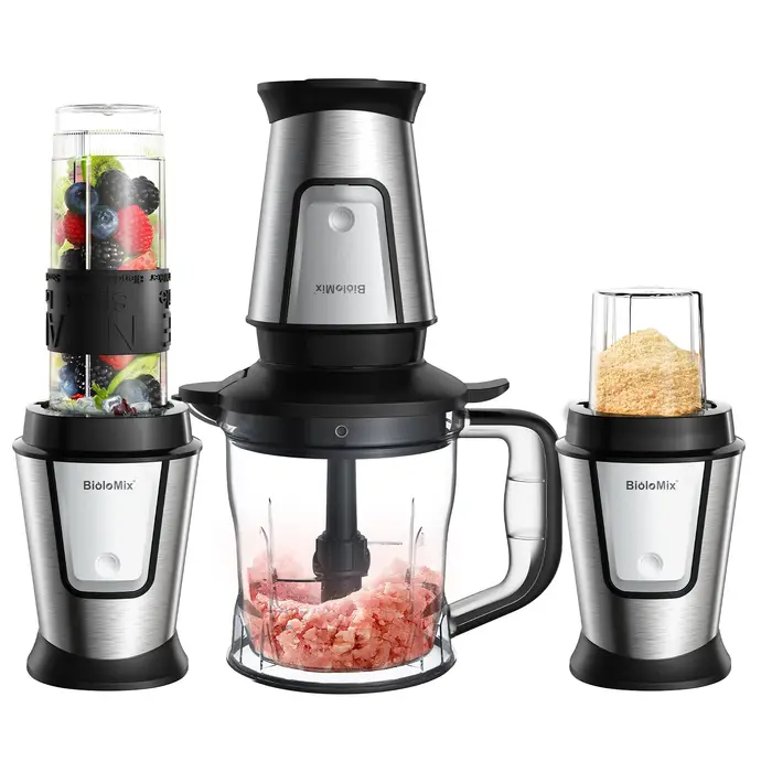 BioloMix-Robot Culinaire Multifonctionnel 3 en 1