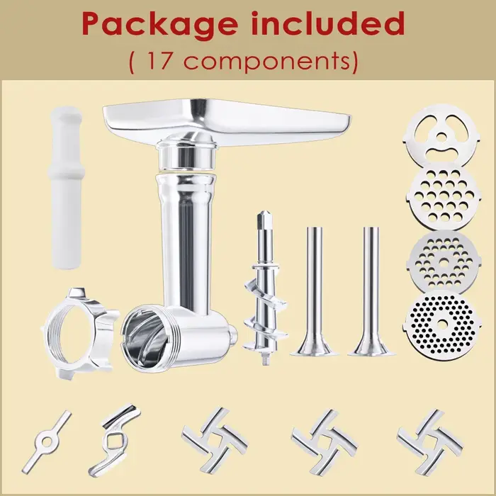 Accessoire hachoir à viande pour tous les mélangeurs KitchenAid, accessoire hachoir à aliments avec