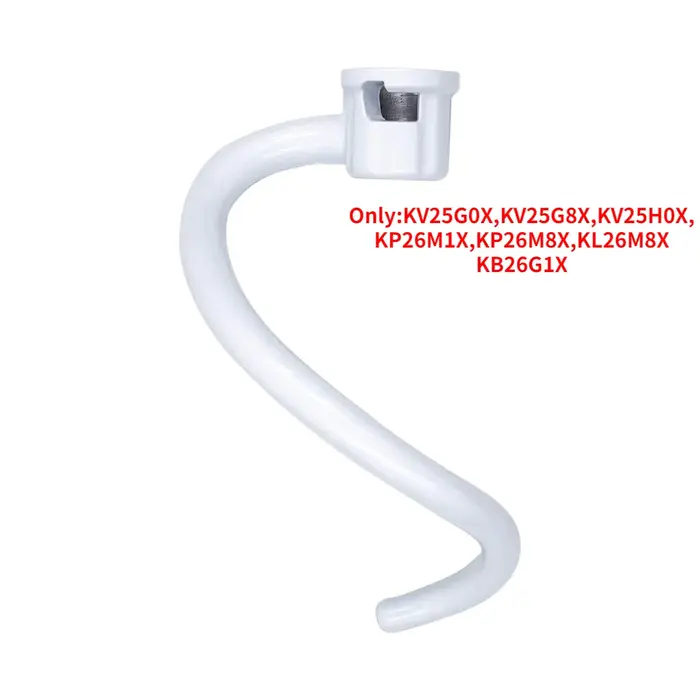 Utilisé pour le crochet pétrisseur KitchenAid KV25G0X. Mélangeur vertical 5