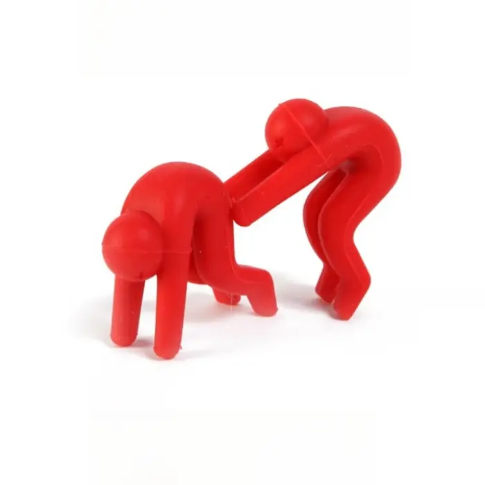 Lève-couvercle en Silicone pour petit homme, 2 pièces, résistant aux déversements, lève-couvercle de