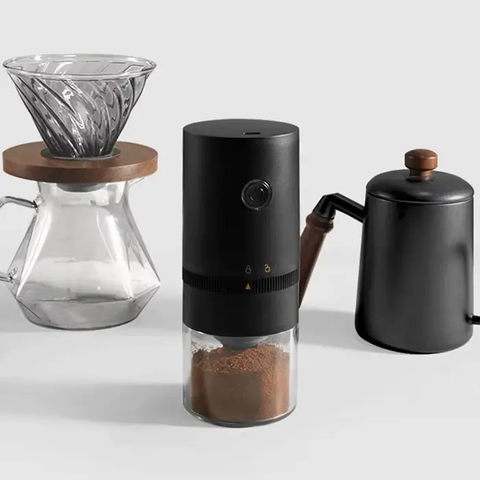 Collection AliExpress Moulin à café électrique portable de type C, noyau de meulage en céramique pro