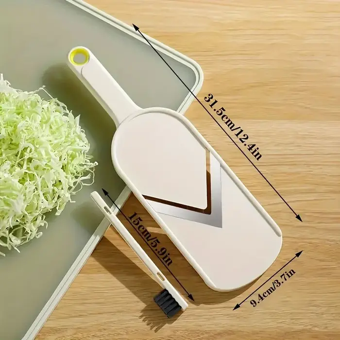 Trancheuse et broyeur de légumes ultra-fin pour salade