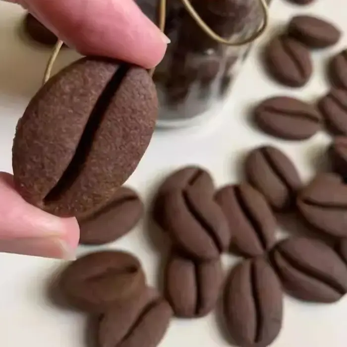 Moule à biscuits en forme de grain de café